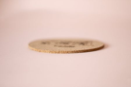 grosor de posavasos de corcho redondos 5mm